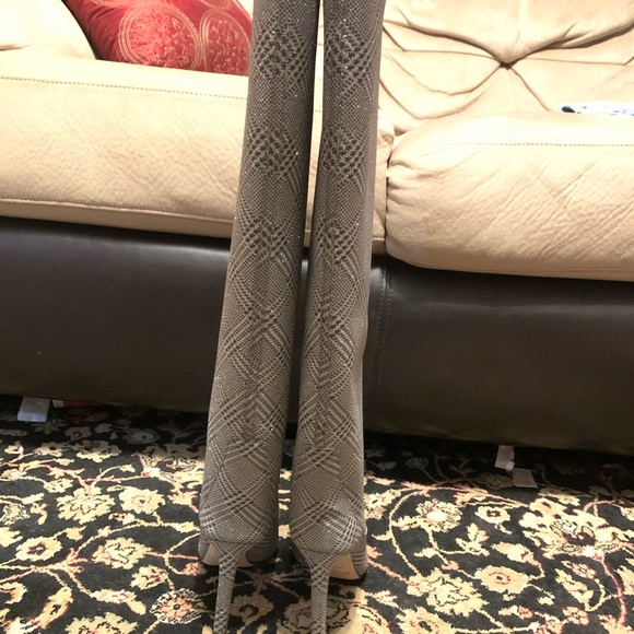 Winter Wonderland Sparkle Boots ❄️ Jimmy Choo Mavis 100 Size 6 or EU 36 - Picture 6 of 11